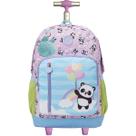 Mochila Rodas Panda 16" Mala Escolar Juvenil Menina Teen