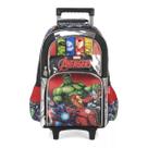 Mochila Rodinha Avengers Vingadores Vermelho Masculina