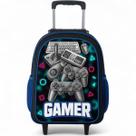 Mochila Rodinha Masculina Infantil Escolar Reforçada Grande Criança