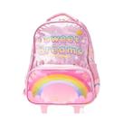 Mochila Rodinha Menina Infantil Espaçosa Sweet Dreams Austin