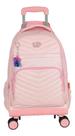 Mochila Rodinhas 360 Haste Dupla Crinkle Metalizado Up4you
