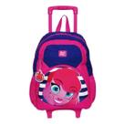 Mochila Rodinhas Any Malu Grande Azul Rosa Sestini Original
