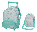 Mochila Rodinhas Lancheira Tigor T Tigre Bb Espaço Pacific