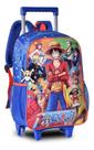 Mochila Rodinhas One Piece Luffy Escolar Infantil Grande Mochila Rodinhas One Piece Luffy Escolar Infantil Grande