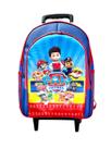 Mochila Rodinhas Patrulha Canina Duas Reparticoes