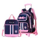 Mochila rolante MITOWERMI para meninas Trolley School