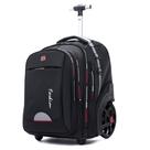 Mochila rolante WMHYLYH impermeável para adultos 58L preta