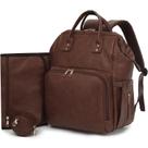 Mochila ROSEGIN Bolsa de fraldas de material vegano impermeável 42x24x36cm
