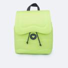 Mochila Saco Bucket Pampili Costuras Verde e Preto 600.1323