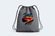Mochila Saco Neoprene Geek Super Man Mochila Saco Neoprene Geek Super Man