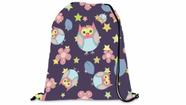 Mochila Saco Personalizada Infantil Lindo Corujas