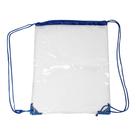 Mochila Saco Transparente com Alça de Nylon Ajustável
