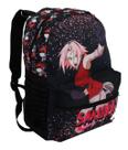 Mochila Sakura Naruto Infantil Juvenil Escolar Costas Aula