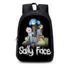 Mochila Sallys Faces Kids School Nylon 27x17x35cm