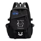Mochila Sanmu Ghost Fashion com estampa digital em couro PU Mochila Sanmu Ghost Fashion com estampa digital em couro PU