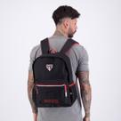 Mochila São Paulo Esportiva Preta e Vermelha Mochila São Paulo Esportiva Preta e Vermelha