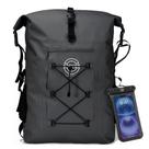 Mochila seca flutuante impermeável STOVER 55L com capa de telefone