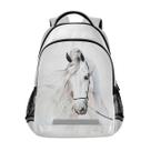 Mochila Senya White Horse para estudantes, meninos e meninas, escola Mochila Senya White Horse para estudantes, meninos e meninas, escola
