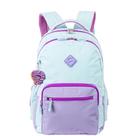 Mochila Sestini 2 Compartimentos College Crinkle 4 Azul Roxo