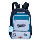 Mochila Sestini Capricho Class Cosmic Patches Azul