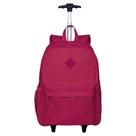 Mochila Sestini Com Rodinha Externo Rolling Crinkle Pink