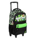 Mochila sestini rodinhas mochilete minecraft plus 15 anos 066288-00