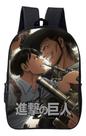 Mochila Simples Anime Attake Titan On Escolar Unisex Confort