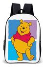 Mochila Simples Infantil Escolar Tema Ursinho Fofo Mel Pooh Lançamento