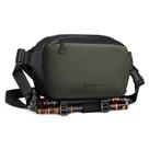 Mochila Sling Bag & Camera DSLR K&F Concept 2 em 1 preto-verde