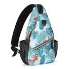 Mochila Sling MOSISO Mini Flamingo para caminhadas e viagens Mochila Sling MOSISO Mini Flamingo para caminhadas e viagens