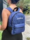 Mochila Small LOS ANGELES Bolsa Escolar Trabalho Viagem Mala Faculdade Fut masculina feminina .