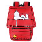 Mochila Snoopy Vermelha Resistente Universitária - Luxcel