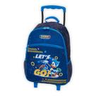 Mochila Sonic de Rodinhas Escola Passeio Viagem Meninos Kids Mochila Sonic de Rodinhas Escola Passeio Viagem Meninos Kids