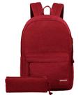 Mochila SUPACOOL Casual Laptop para homens e mulheres, conjunto de granada Mochila SUPACOOL Casual Laptop para homens e mulheres, conjunto de granada