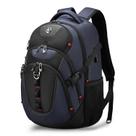 Mochila Swissdigital Design Business com USB 15,6" azul/preta