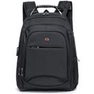 Mochila Swissport Executiva Masculina Espaçosa Escolar Notebook Preta