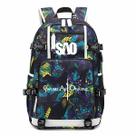 Mochila Sword Art Online Kirito Cartoon Kids School 30x15x47cm
