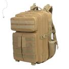 Mochila tática attack caqui 45l mo0042