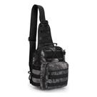 Mochila Tática Compacta Oxford 7 Litros Militar Camuflado Preto