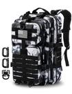 Mochila tática Hannibal Tactical MOLLE Assault 40L preta