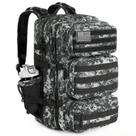 Mochila tática kookoomia 50L para homens Army 3 Days - preta Mochila tática kookoomia 50L para homens Army 3 Days - preta