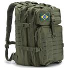 Mochila Tática Militar Impermeavel Masculina Feminina 50L Viagem Academia Esportiva Camping Trilha Acabamento Reforçado Multifuncional