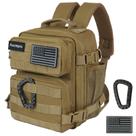 Mochila Tática Mini Aocmpxs 9 L Resistente à Água, Cor Caqui