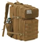 Mochila tática QT&QY Military 45L impermeável para homens