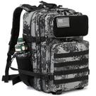 Mochila tática QT&QY Military 45L para homens Army Black Camo Mochila tática QT&QY Military 45L para homens Army Black Camo