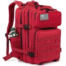 Mochila tática QT&QY vermelha 45L para mulheres Army Molle 45L