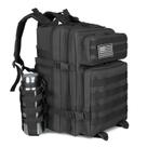 Mochila tática ROGJUK 45L Highland Assault Masculina preta