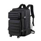 Mochila Tática W03 50L para Camping Militar Resistente à Água Preto OEM