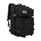 Mochila tática WOLT 45L Military Molle para homens preta