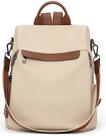 Mochila Telena PU Leather Anti-Theft Travel Women